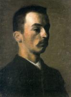 Vilhelm Hammershoi - Autoportrait